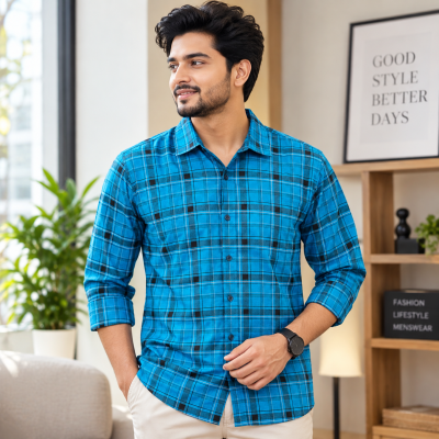 Primium Pure Cotton Check & Print Shirts